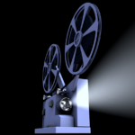 alter Filmprojektor, Symbolbild. Quele: Movie_Projector.png, CC0, via Wikimedia Commons
